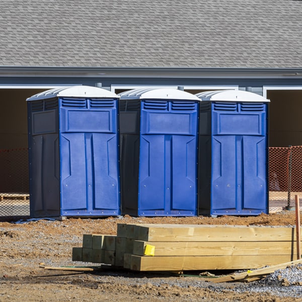 how can i report damages or issues with the portable toilets during my rental period in Simla